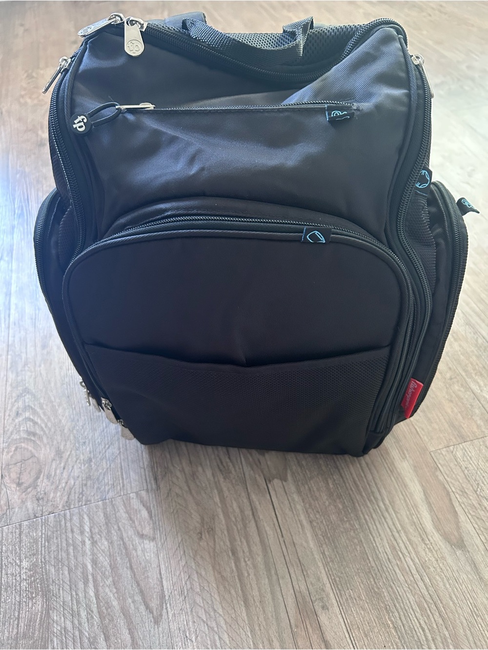 Fisher-Price Black Baby Diaper Backpack